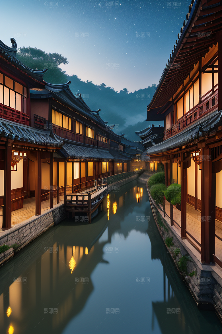 伟大长城壮丽的早晨