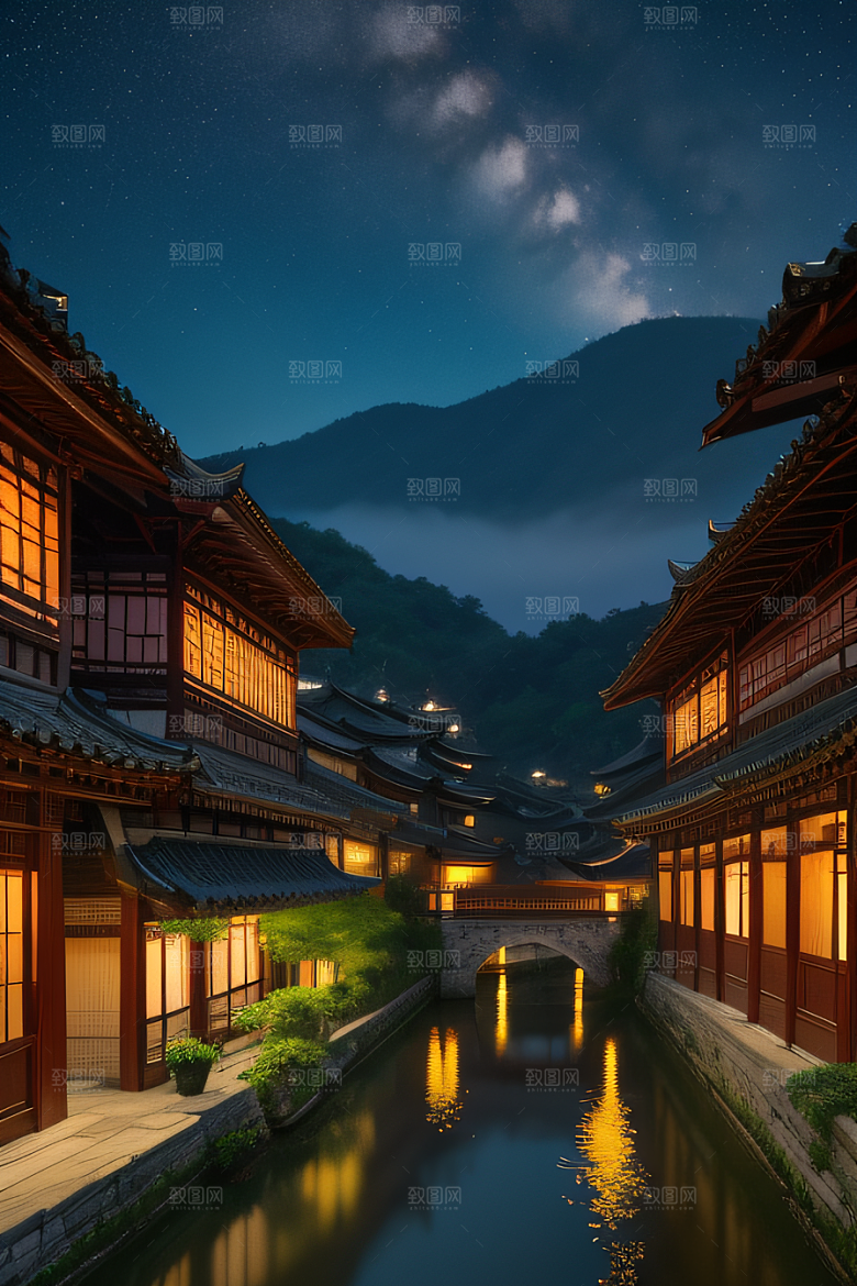 伟大长城壮丽的早晨