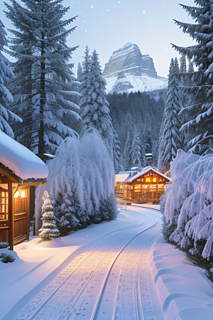 冬日瑞士小镇的神奇魅力