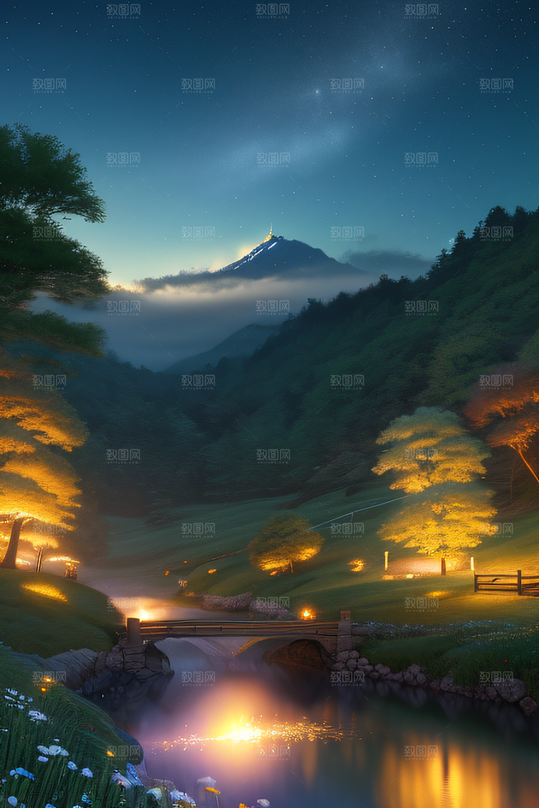 小屋与花朵新海诚的宁静画境