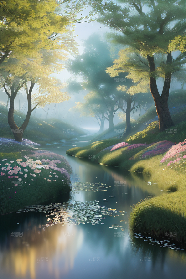 小屋与花朵新海诚的宁静画境