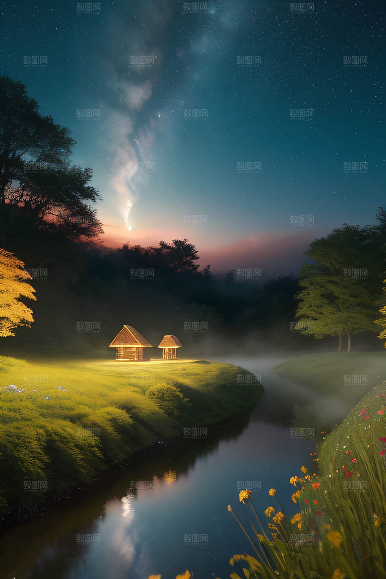 绿色童话新海诚的画作之美