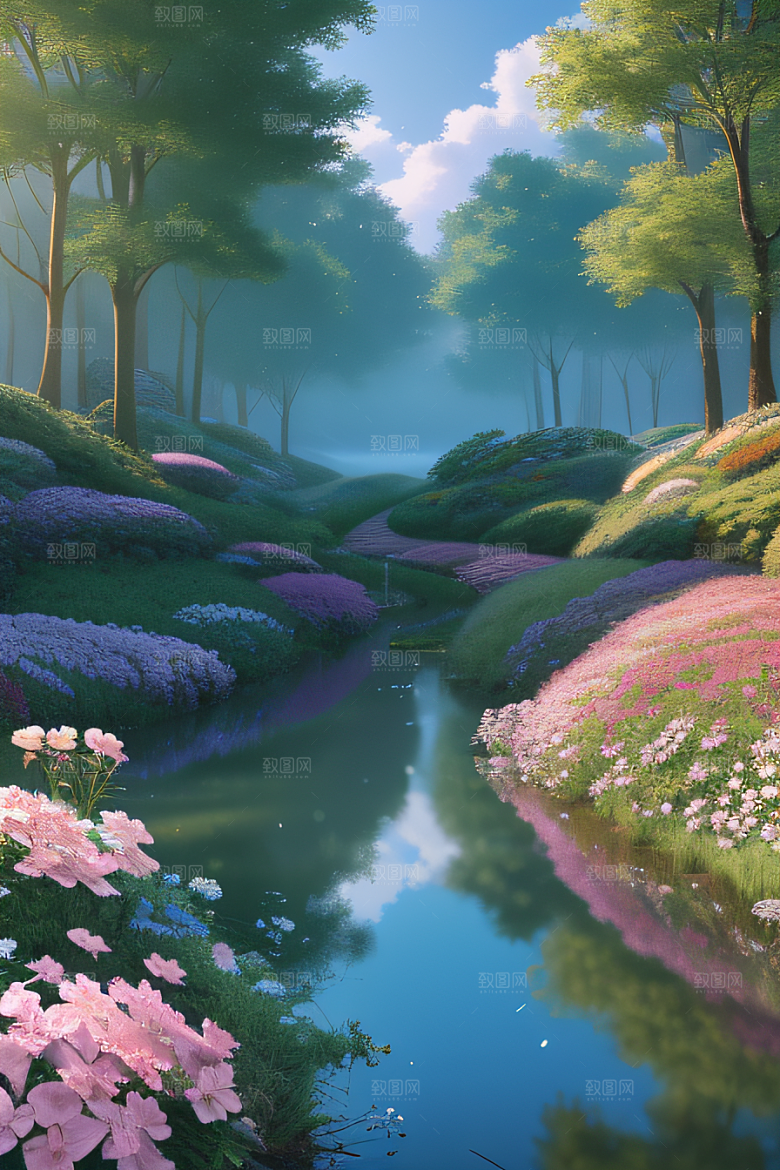 宁静的云中小屋新海诚的美丽画作