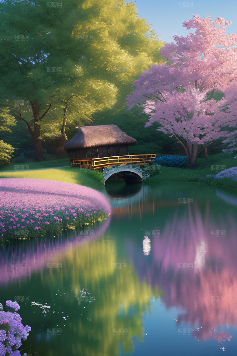 花朵与云彩新海诚的宁静绘画