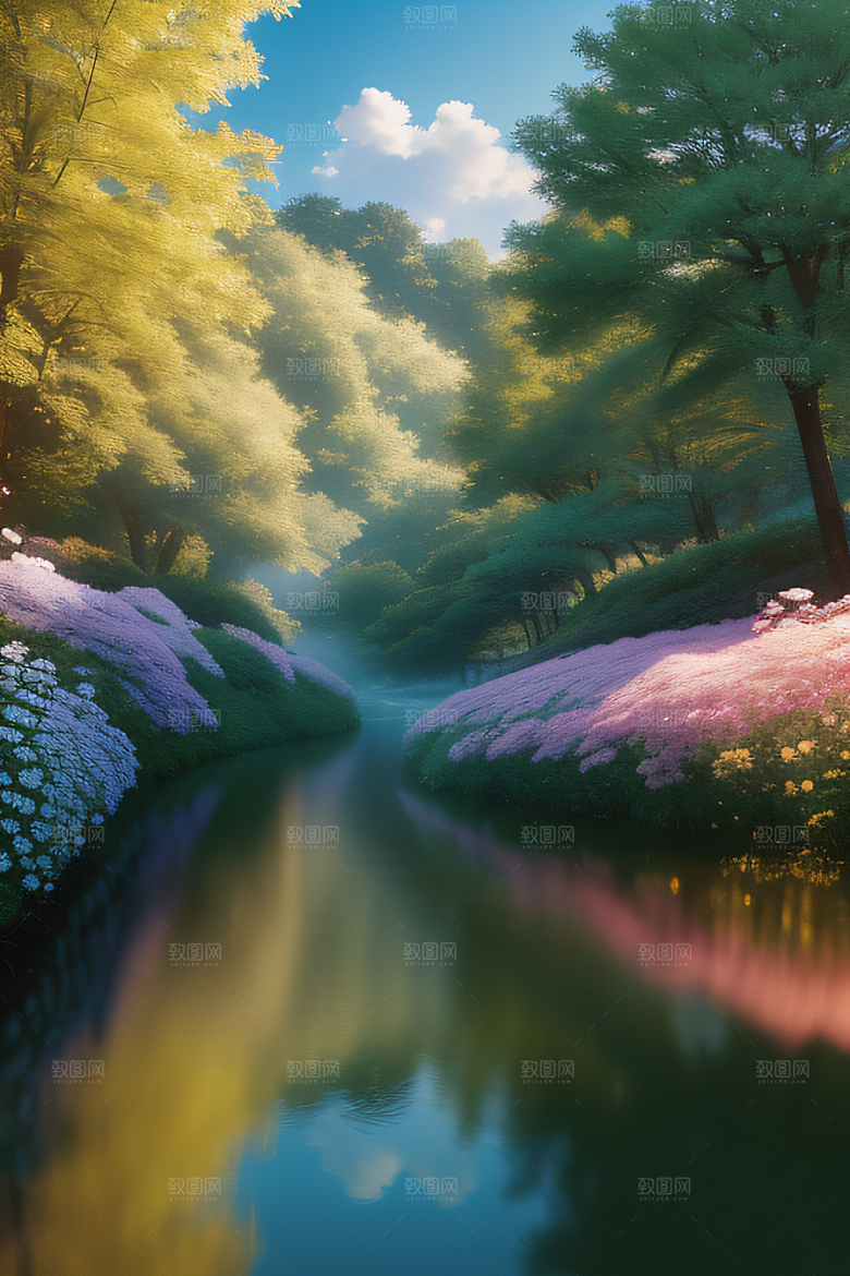 绿色童话小屋新海诚的绘画奇观