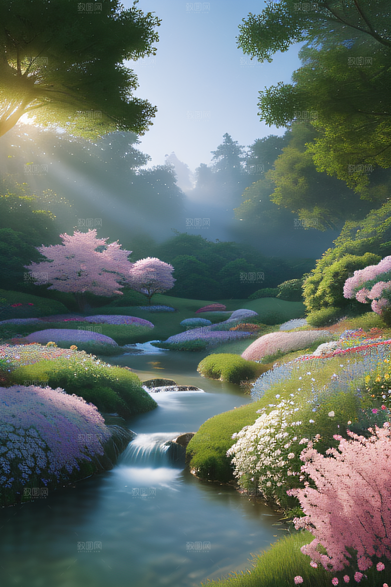 绿色童话小屋新海诚的绘画奇观