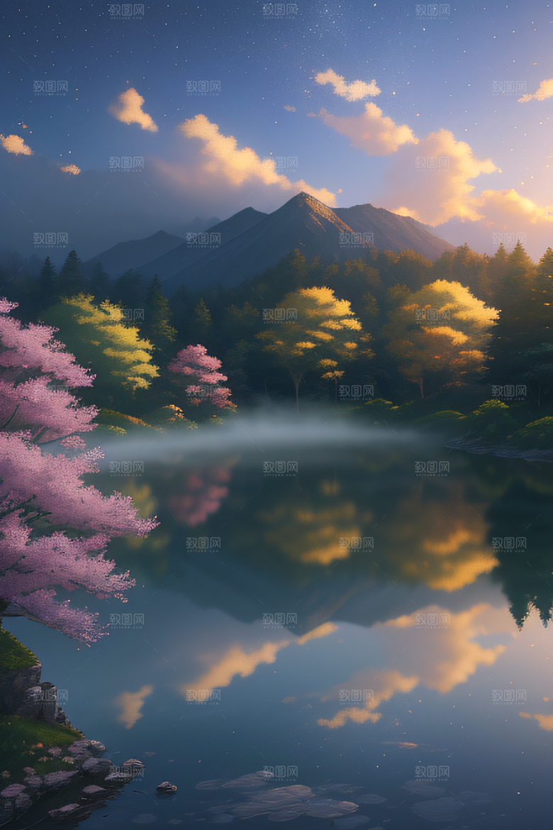 小屋与花朵新海诚的宁静画境