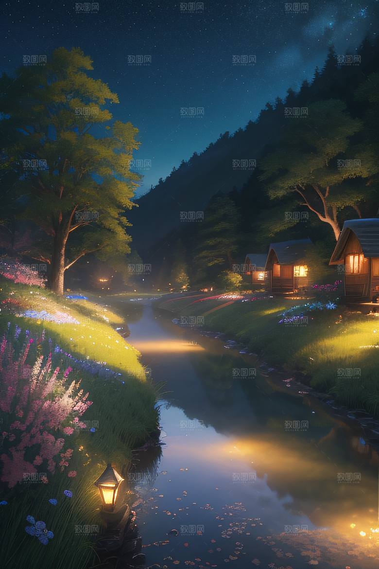 绿色童话小屋新海诚的绘画奇观