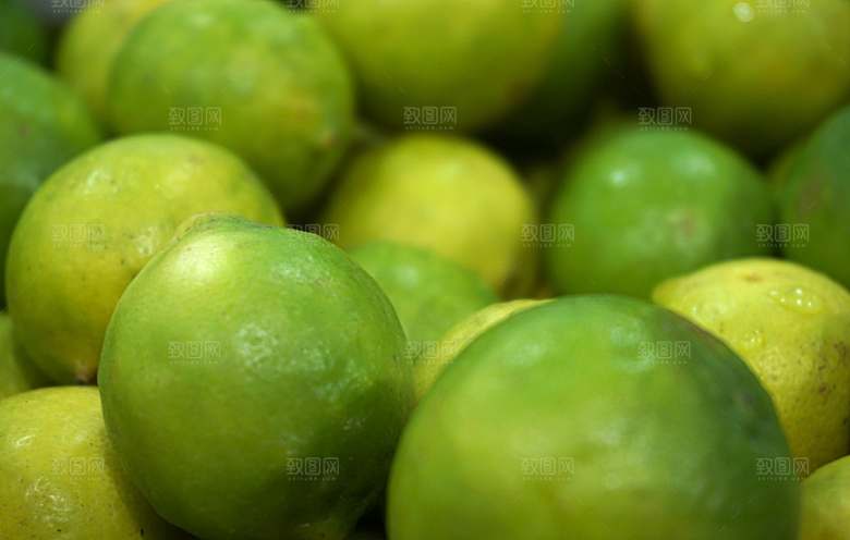 柠檬摄影特写素材