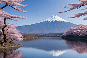 巍峨壮丽富士山的统领