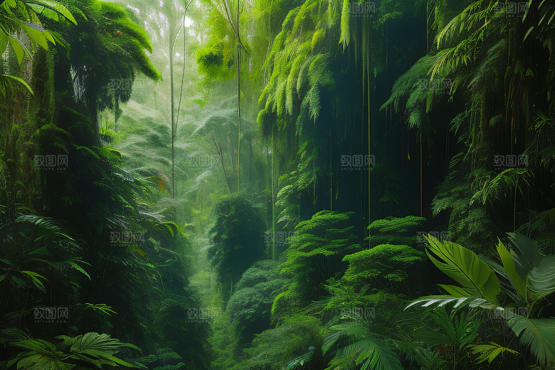 美丽而脆弱热带雨林的自然之珍