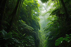 美丽的羽毛热带雨林中的鸟类世界