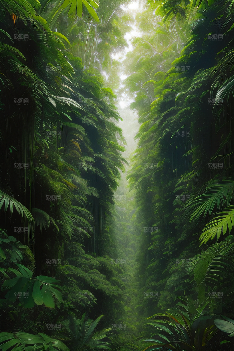 郁郁葱葱的生态系统热带雨林的惊人之美