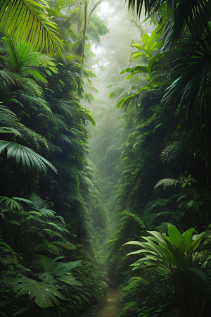 郁郁葱葱的生态系统热带雨林的惊人之美