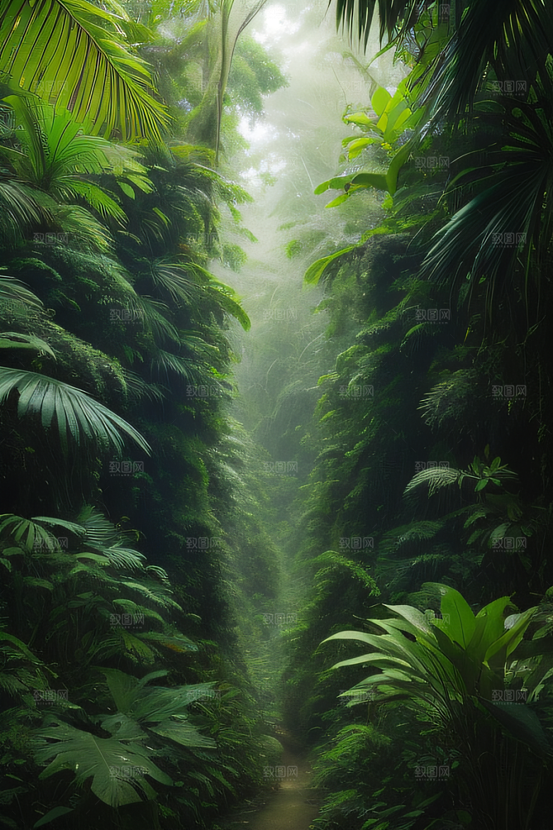 郁郁葱葱的生态系统热带雨林的惊人之美