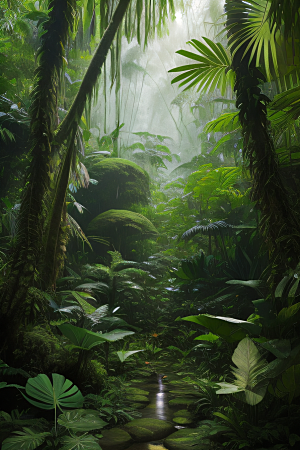 迷人的热带雨林生物多样性的奇观