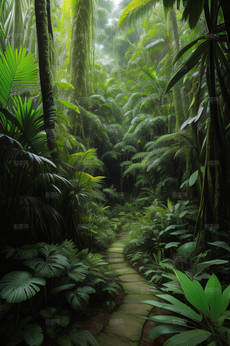 迷人的热带雨林生物多样性的奇观
