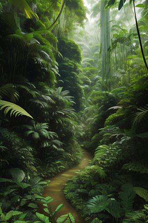 迷人的热带雨林生物多样性的奇观