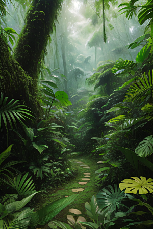 迷人的热带雨林生物多样性的奇观
