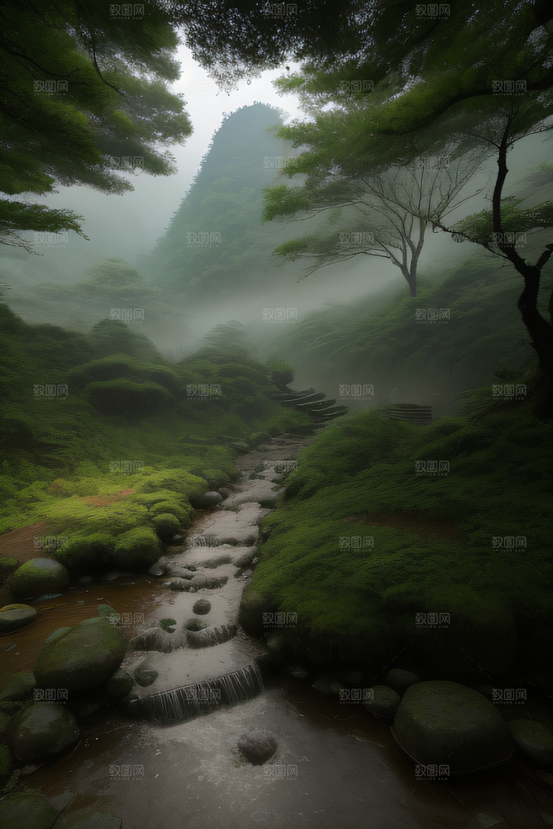 古老石板路的足迹武夷山的丰富历史与文化