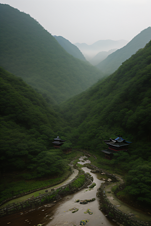 大自然的和谐人与自然共生的武夷山