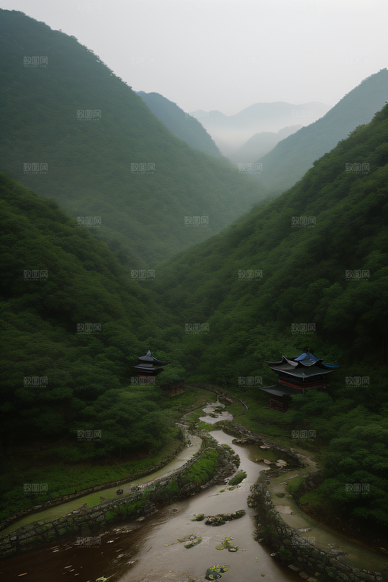 大自然的和谐人与自然共生的武夷山