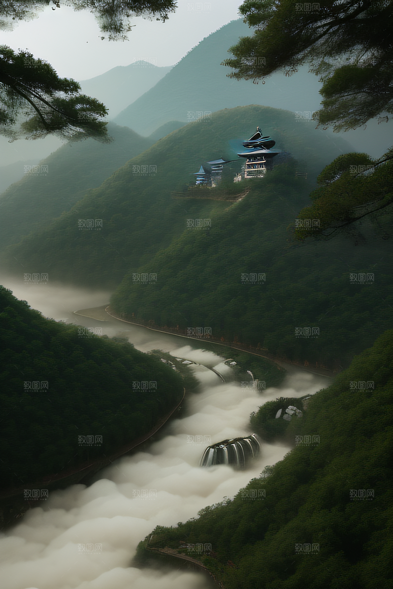 大自然的和谐人与自然共生的武夷山