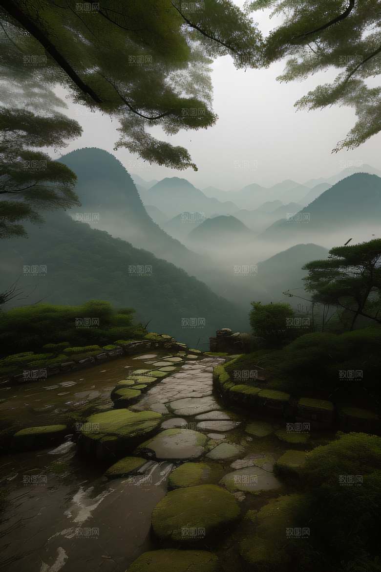 大自然的和谐人与自然共生的武夷山