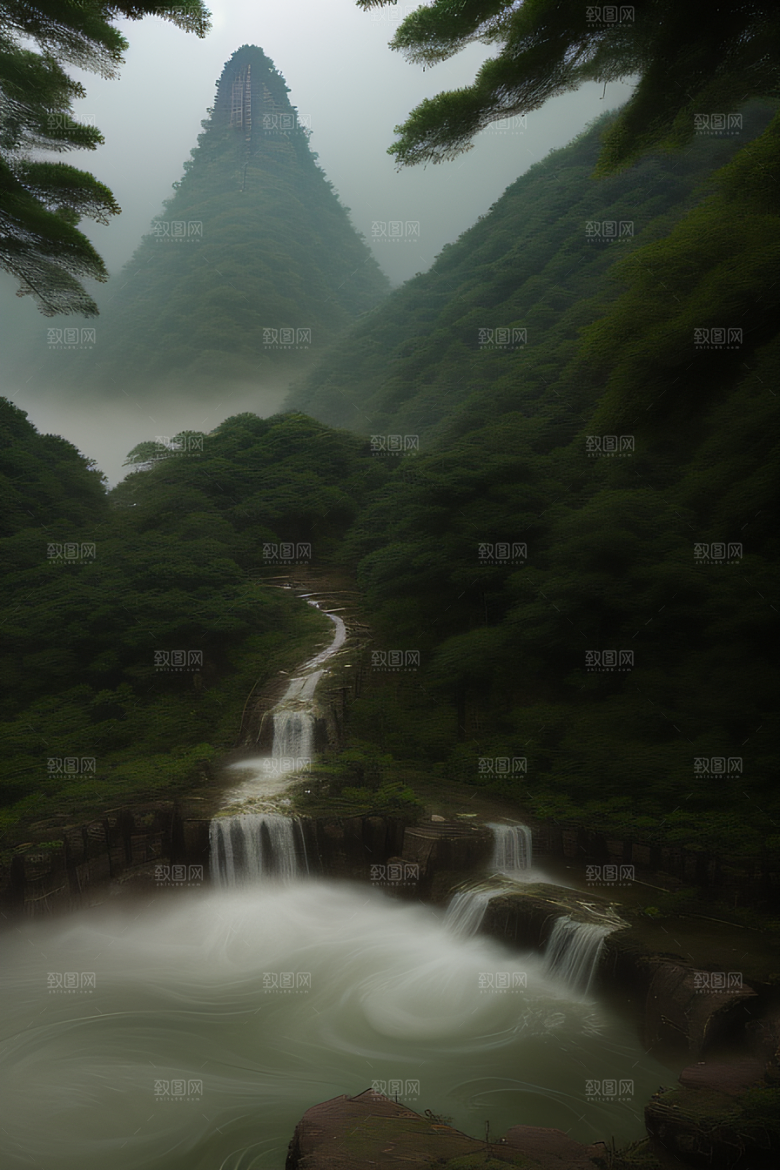 大自然的和谐人与自然共生的武夷山
