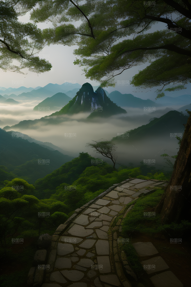 大自然的和谐人与自然共生的武夷山
