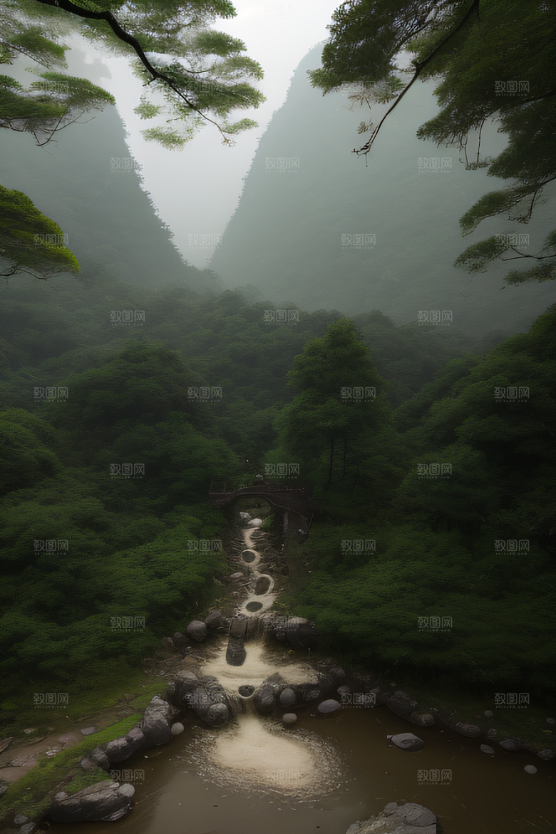 大自然的和谐人与自然共生的武夷山