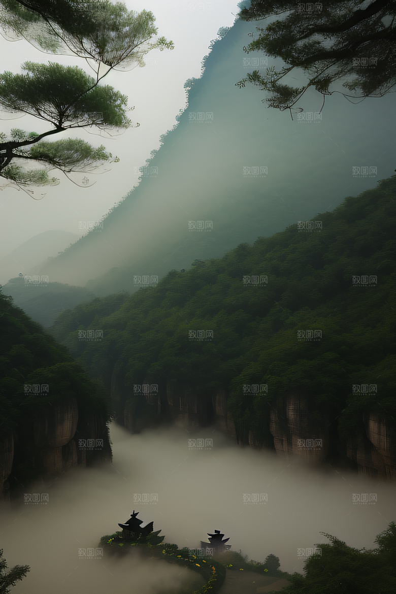大自然的和谐人与自然共生的武夷山