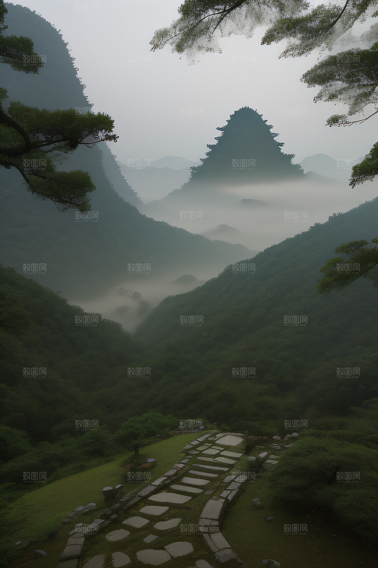 大自然的和谐人与自然共生的武夷山