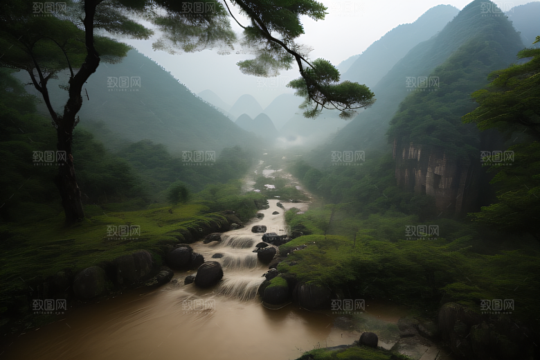沈洲的水墨艺术描绘武夷山的神奇景色