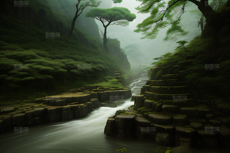 沈洲的水墨艺术描绘武夷山的神奇景色
