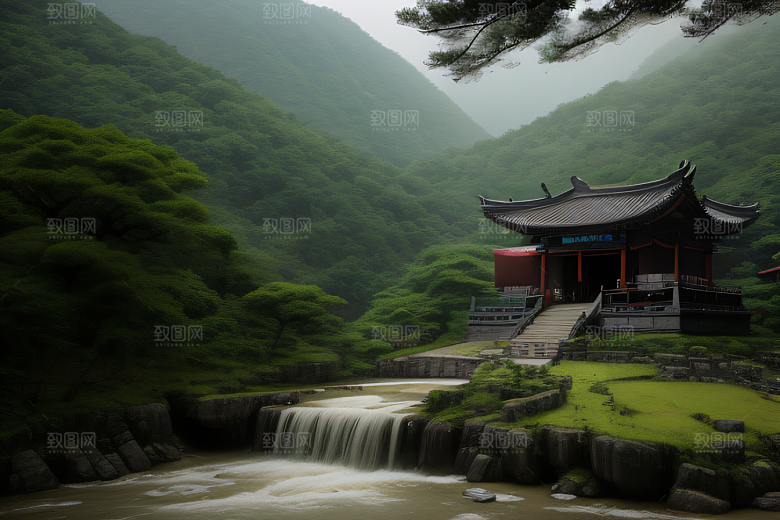 沈洲的水墨艺术描绘武夷山的神奇景色
