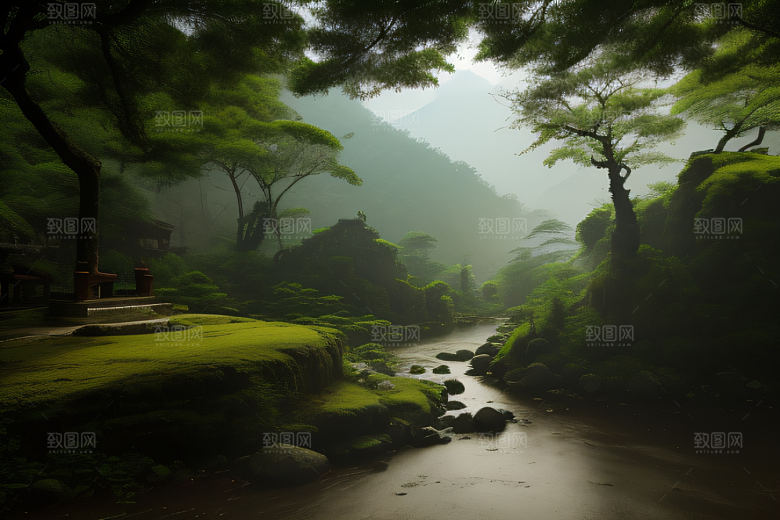 古老石板路的足迹武夷山的丰富历史与文化