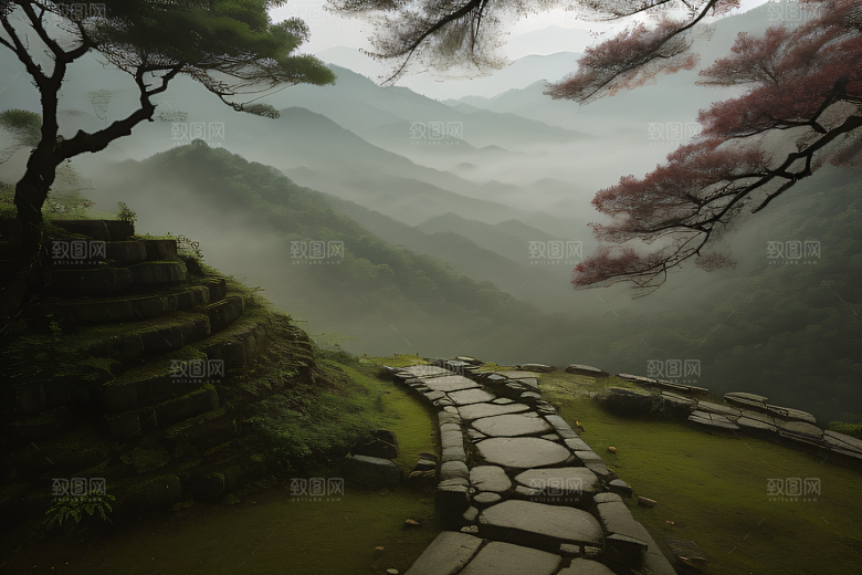 古老石板路的足迹武夷山的丰富历史与文化