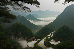 古老石板路的足迹武夷山的丰富历史与文化