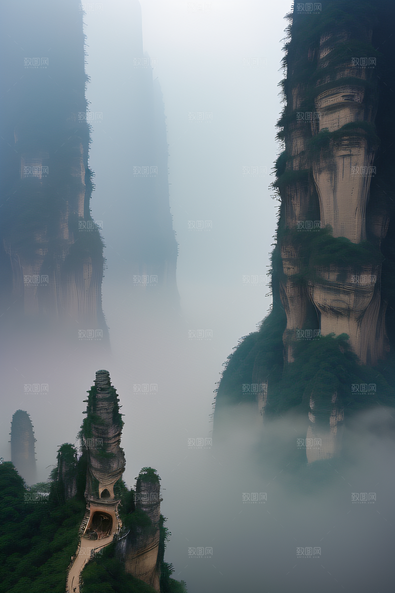 迷幻色彩勾勒张家界之美