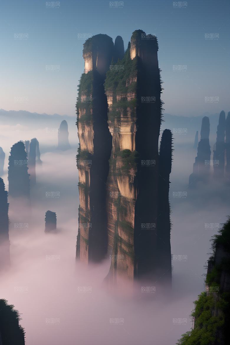 迷幻色彩勾勒张家界之美