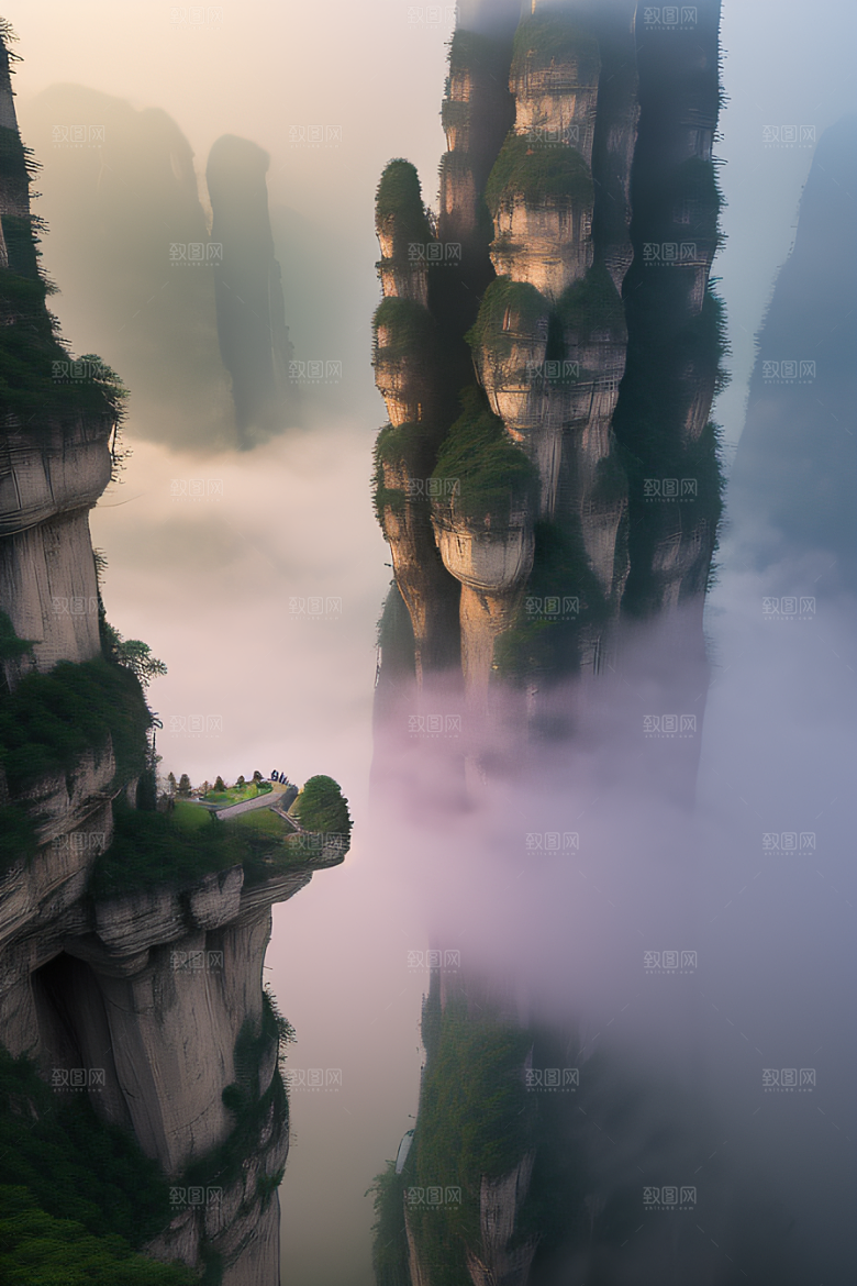 迷幻色彩勾勒张家界之美