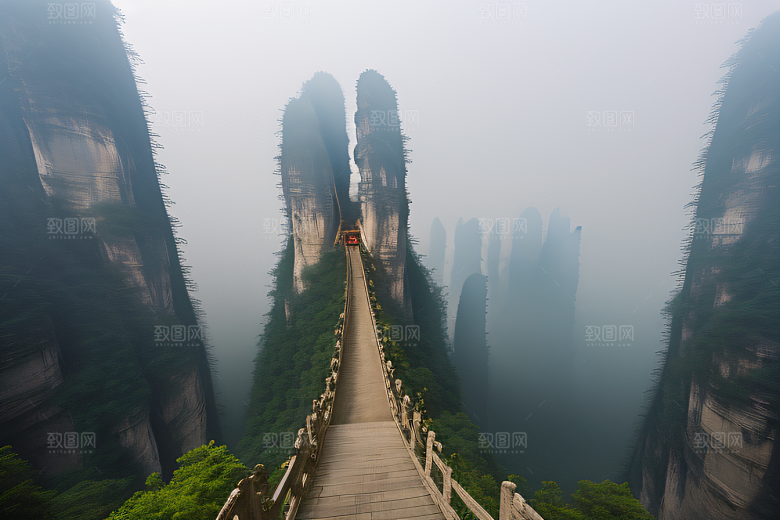 雄伟形态指向天际