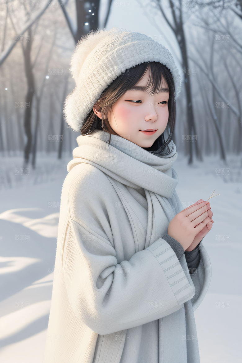 时尚围巾的温暖舒适