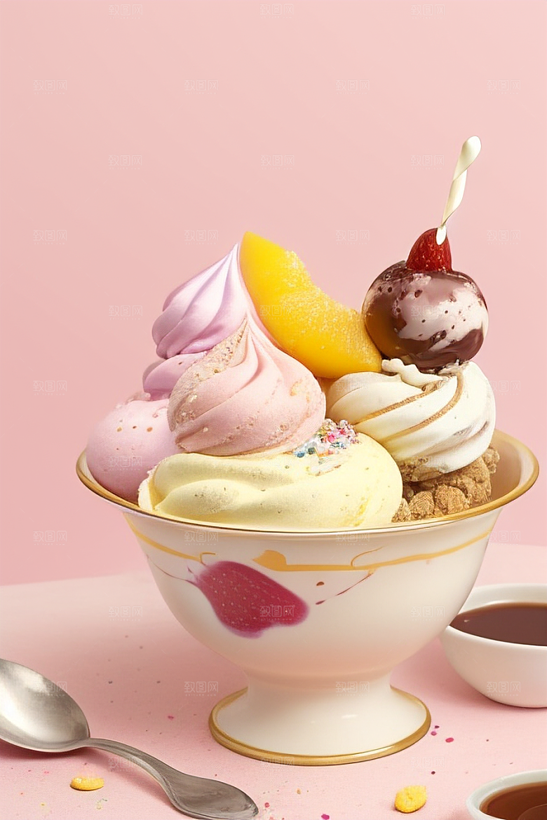 美味冰淇淋的配料创意