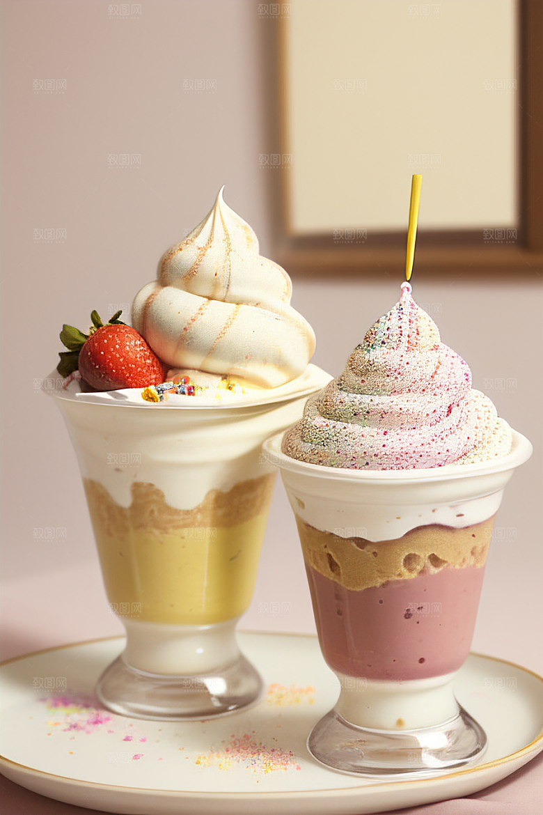 美味冰淇淋的配料创意