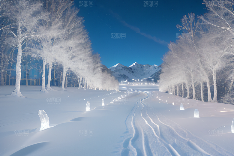 北方冰雪世界的奇观与壮丽景观