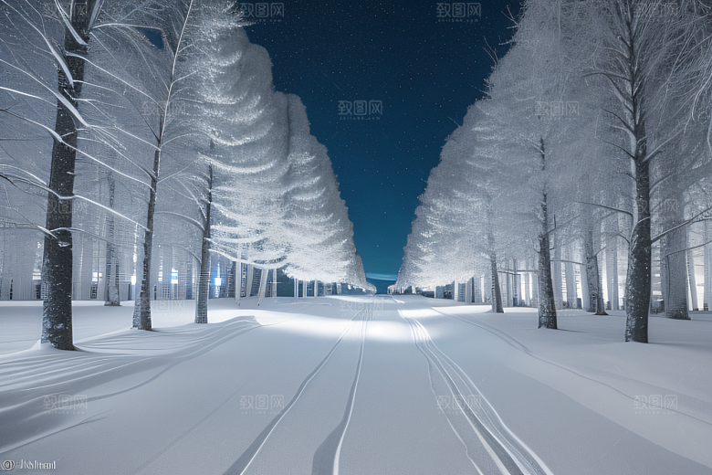 北方冰雪世界的奇观与壮丽景观