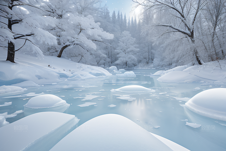 北方冰雪世界的奇观与壮丽景观