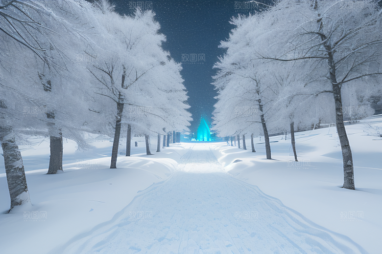北方冰雪世界的奇观与壮丽景观